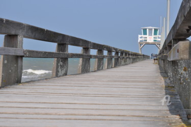 Fotografia intitolato "Passerelle 1" da Dominique Goujard, Opera d'arte originale