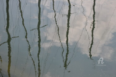 Photographie intitulée "Reflets de mats de…" par Dominique Goujard, Œuvre d'art originale