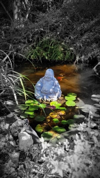 Photographie intitulée "Bouddha" par Dominique Guillaume, Œuvre d'art originale, Photographie numérique