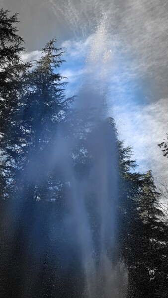 Photography titled "Avalanche de goutes" by Dominique Guillaume, Original Artwork, Digital Photography