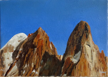 La Verte, la Sans-Nom et les Drus Peinture intitulée "La Verte, la Sans-N…" par Dominique Hieaux, Œuvre d'art originale, Huile