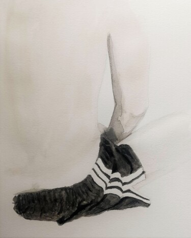 제목이 "Adidas (1)"인 그림 Dominique Hieaux로, 원작, 수채화