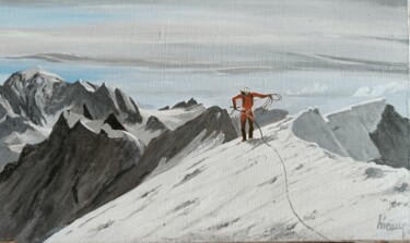 Painting titled "Arthur aux Grandes…" by Dominique Hieaux, Original Artwork, Oil