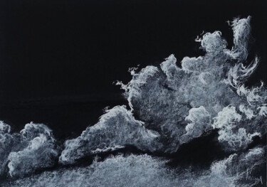 "Cumulus" başlıklı Resim Dominique Hieaux tarafından, Orijinal sanat, Tebeşir