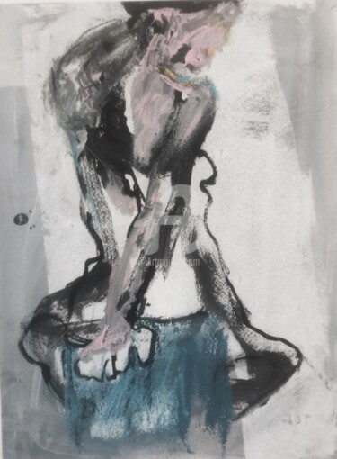 Peinture intitulée "Alice" par Dominique  Jamart Poirier, Œuvre d'art originale, Acrylique