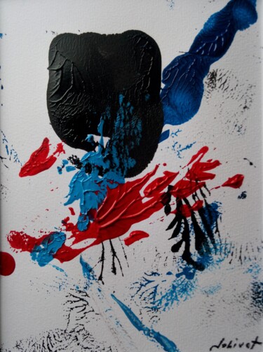 Картина под названием "Effet japonisant 9" - Dominique Jolivet, Подлинное произведение искусства, Акрил