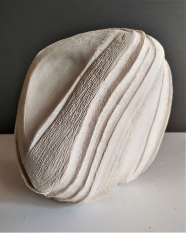 Sculpture intitulée "Equilibre géométriq…" par Dominique Jolivet, Œuvre d'art originale, Terre cuite