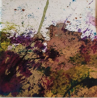 제목이 "Aquarelle couleurs…"인 미술작품 Dominique Jolivet로, 원작, 수채화