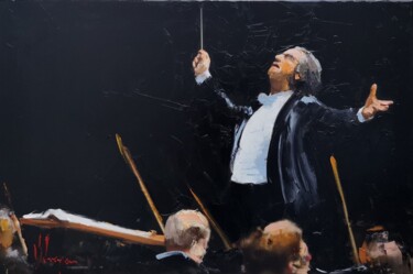 Pittura intitolato "Le final" da Dominique Kleiner, Opera d'arte originale, Olio