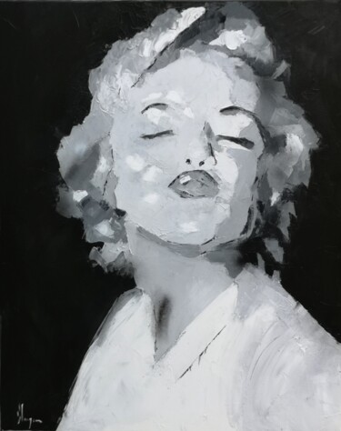 Pintura titulada "Bisous Maryline" por Dominique Kleiner, Obra de arte original, Oleo