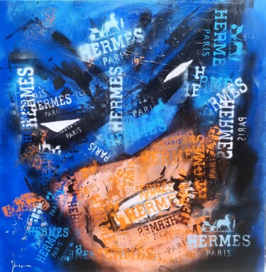 Painting titled "Batman Hermes 2" by Dominique Kleiner, Original Artwork, Acrylic