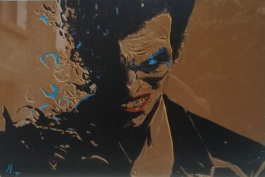 Peinture intitulée "joker gold" par Dominique Kleiner, Œuvre d'art originale, Acrylique