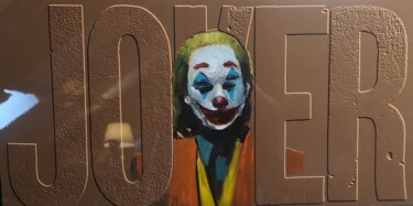 Painting titled "joker tout simpleme…" by Dominique Kleiner, Original Artwork, Acrylic