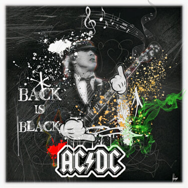 "AC DC" başlıklı Tablo Dominique Kleiner tarafından, Orijinal sanat, Dijital Resim