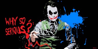 Peinture intitulée "joker Two" par Dominique Kleiner, Œuvre d'art originale, Peinture numérique