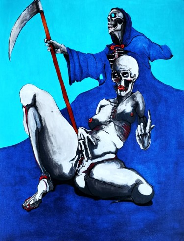 Peinture intitulée "The final temptation" par Laude, Œuvre d'art originale, Huile