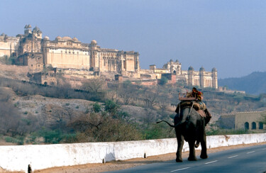 Photography titled "Radjastan. Fort Amb…" by Dominique Leroy, Original Artwork