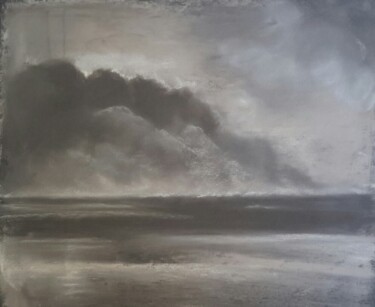 Pintura titulada "Sombre marine" por Dominique Maisonneuve, Obra de arte original, Pastel