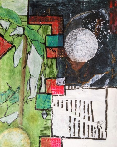 Insomnia Peinture intitulée "Insomnia" par Dominique Mireille Richard, Œuvre d'art originale, Acrylique