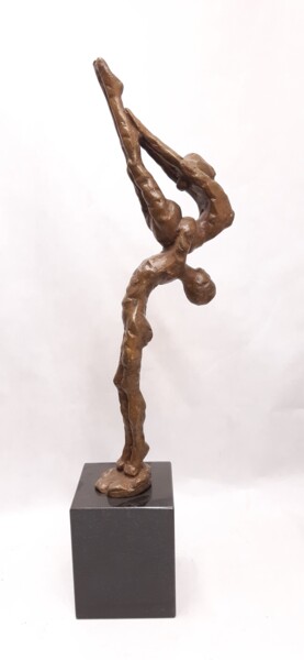 Sculpture titled "love and devotion" by Dominique Peri, Original Artwork, Bronze