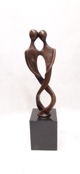 Sculpture titled "le veritable amour 2" by Dominique Peri, Original Artwork, Bronze
