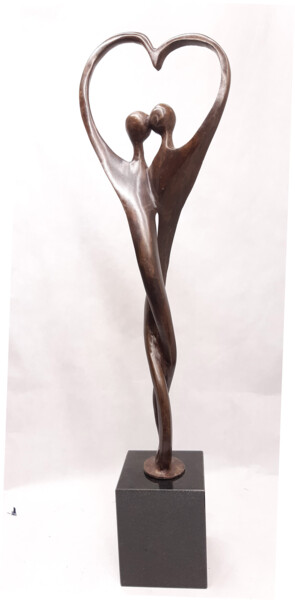 Sculpture intitulée "pour toujours dans…" par Dominique Peri, Œuvre d'art originale, Bronze