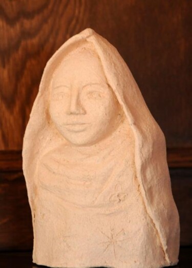 Skulptur mit dem Titel "La fellaha  Egypte" von Dominique Petit, Original-Kunstwerk, Terra cotta