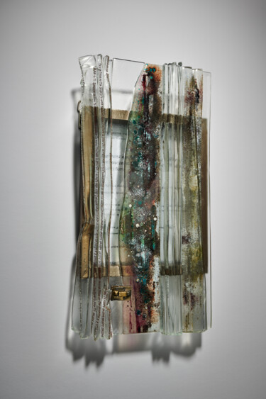Personnalité Sculpture intitulée "Personnalité" par Dominique Plastre, Œuvre d'art originale, Verre