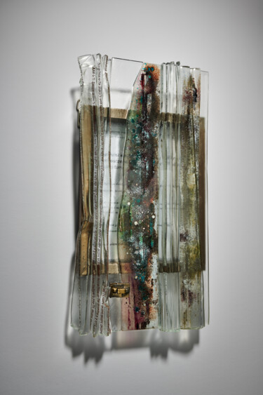 Sculpture titled "Personnalité" by Dominique Plastre, Original Artwork, Glass