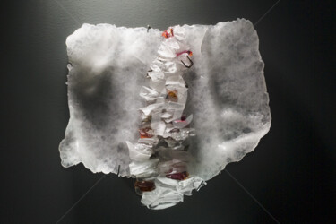 Sculpture intitulée "La vanité" par Dominique Plastre, Œuvre d'art originale, Verre