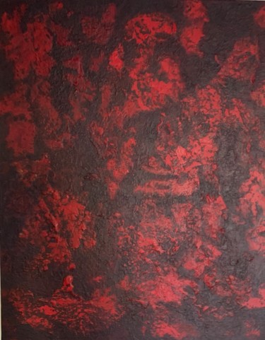 "Psychanalyse du Feu" Peinture intitulée ""Psychanalyse du Fe…" par Dominique Reboux, Œuvre d'art originale, Acrylique