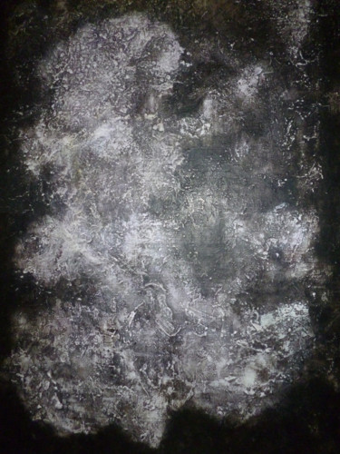 Peinture intitulée "Reine de la Nuit" par Dominique Reboux, Œuvre d'art originale, Acrylique