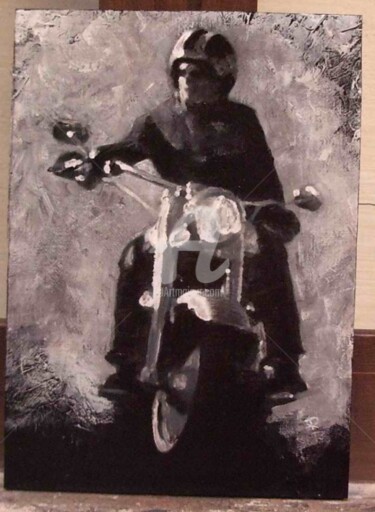 Painting titled "le fabrice" by Dominique Richard, Original Artwork
