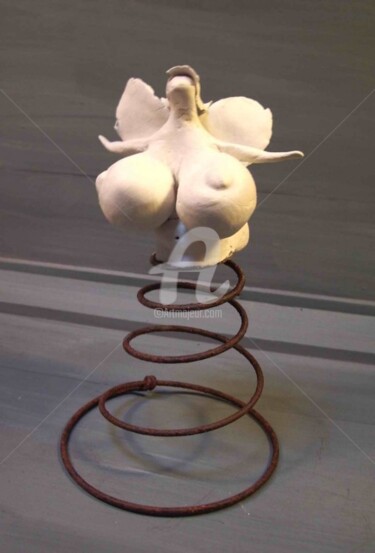 Sculpture intitulée "si légère..." par Dominique Richard, Œuvre d'art originale