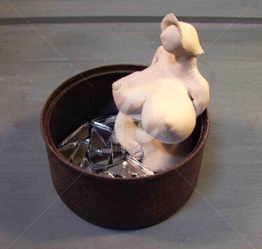Sculpture intitulée "au bain marie" par Dominique Richard, Œuvre d'art originale