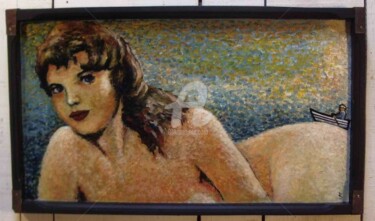 Painting titled "Salon 02" by Dominique Richard, Original Artwork, Acrylic