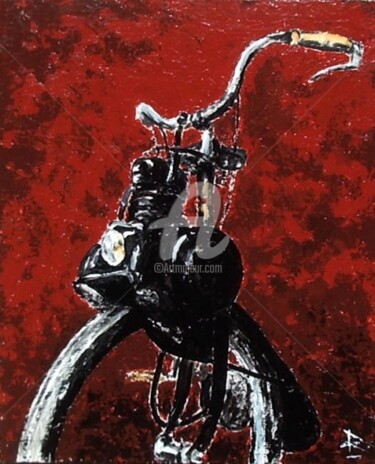 Painting titled "SOLEX 3F N°2" by Dominique Richard, Original Artwork