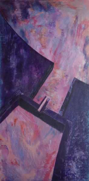 Painting titled "Automnal" by Dominique Righi, Original Artwork, Pastel