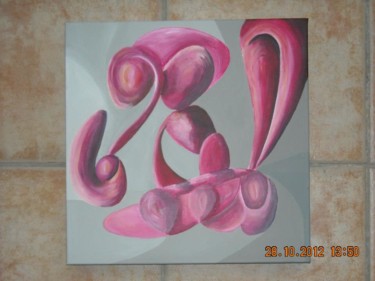 Painting titled "" La Fourmi " 2012" by Dominique Salmon, Original Artwork, Acrylic