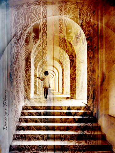 Digital Arts titled "Arcades" by Dominique Taïbouni, Original Artwork, Photo Montage