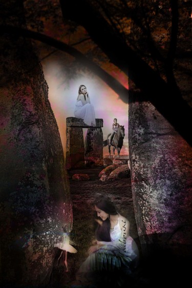 Arts numériques intitulée "caverne magique" par Dominique Taïbouni, Œuvre d'art originale, Photo montage