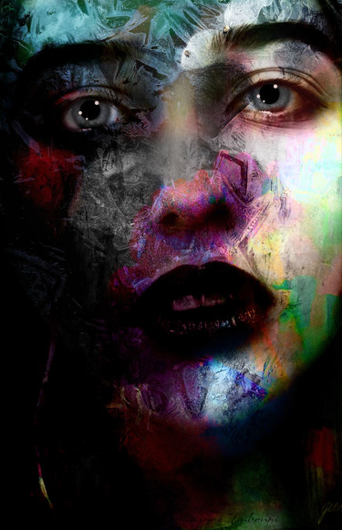 Arts numériques intitulée "Colorée" par Dominique Taïbouni, Œuvre d'art originale, Photo montage