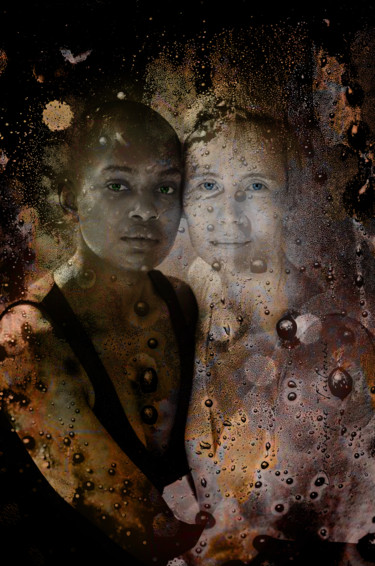 Arte digital titulada "couple" por Dominique Taïbouni, Obra de arte original, Foto-montaje