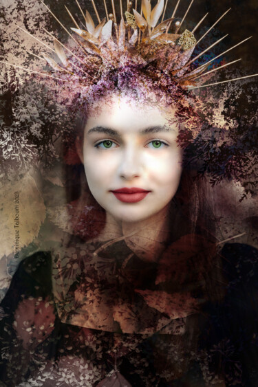 Digital Arts titled "Princesse" by Dominique Taïbouni, Original Artwork, Digital Painting