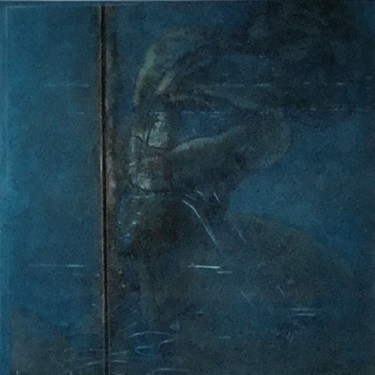 Pintura intitulada "Le chant des sirène…" por Dominique Berton, Obras de arte originais