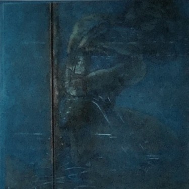 Painting titled "Le chant des sirène…" by Dominique Berton, Original Artwork