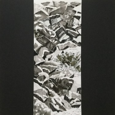 Brisants II 50x20 cm © par Dominique Berton