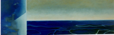 Картина под названием "L'écorce de la mer" - Dominique Berton, Подлинное произведение искусства