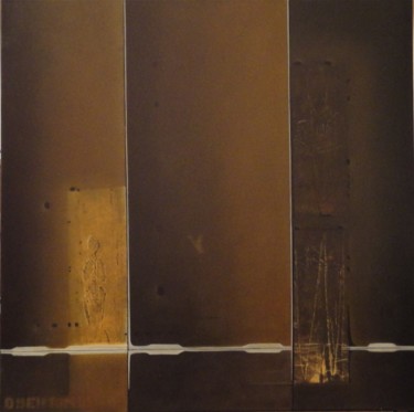 Painting titled "Abysses III" by Dominique Berton, Original Artwork