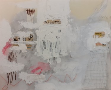 tableau 24 janvier 21 Peinture intitulée "tableau 24 janvier…" par Dominique Evrard, Œuvre d'art originale, Acrylique